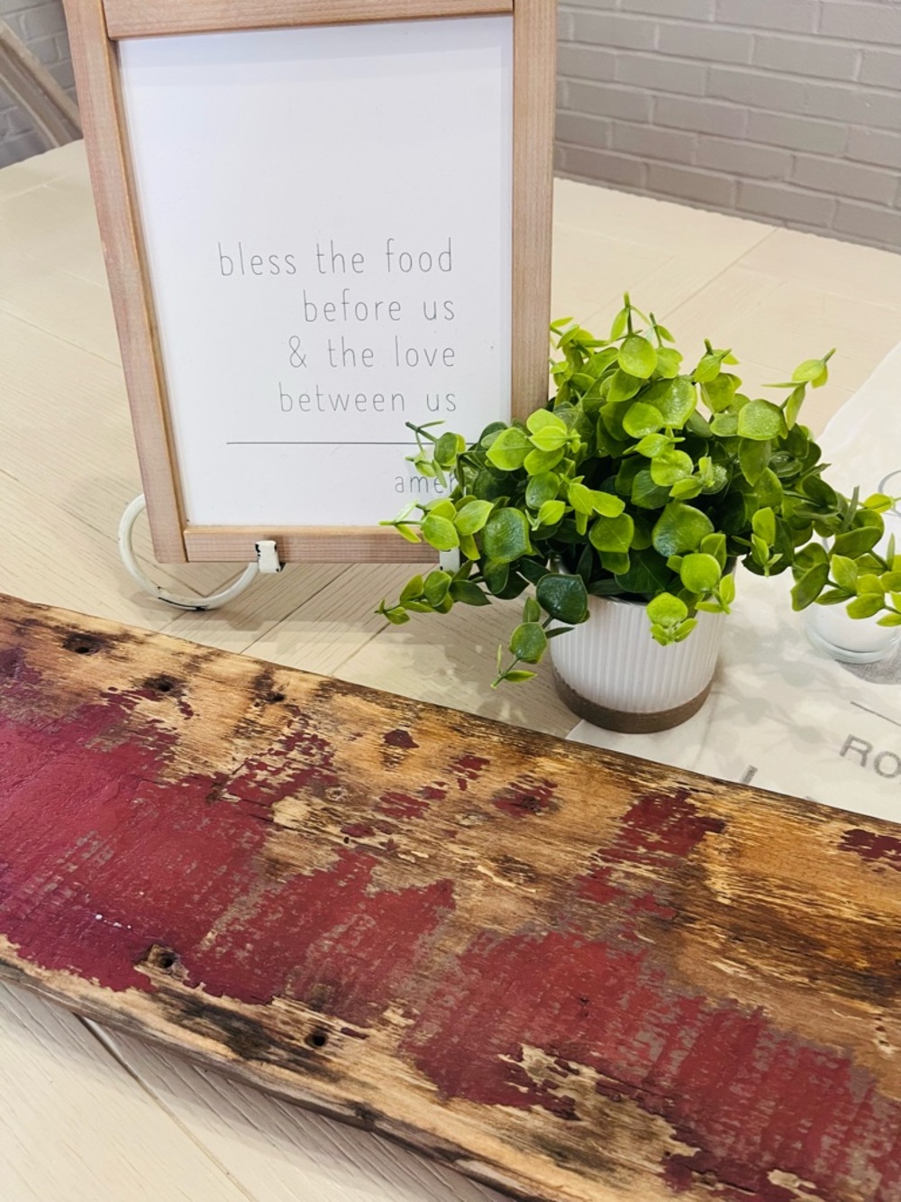 Rustic Barn Wood Long Raised Tray for Kitchen Island Centerpiece Mantle Decor - Picture 6 of 11